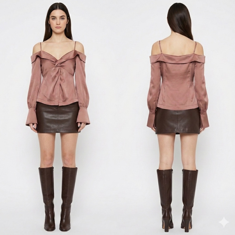 JONATHAN SIMKHAI Off Shoulder Top Size 4 NWOT